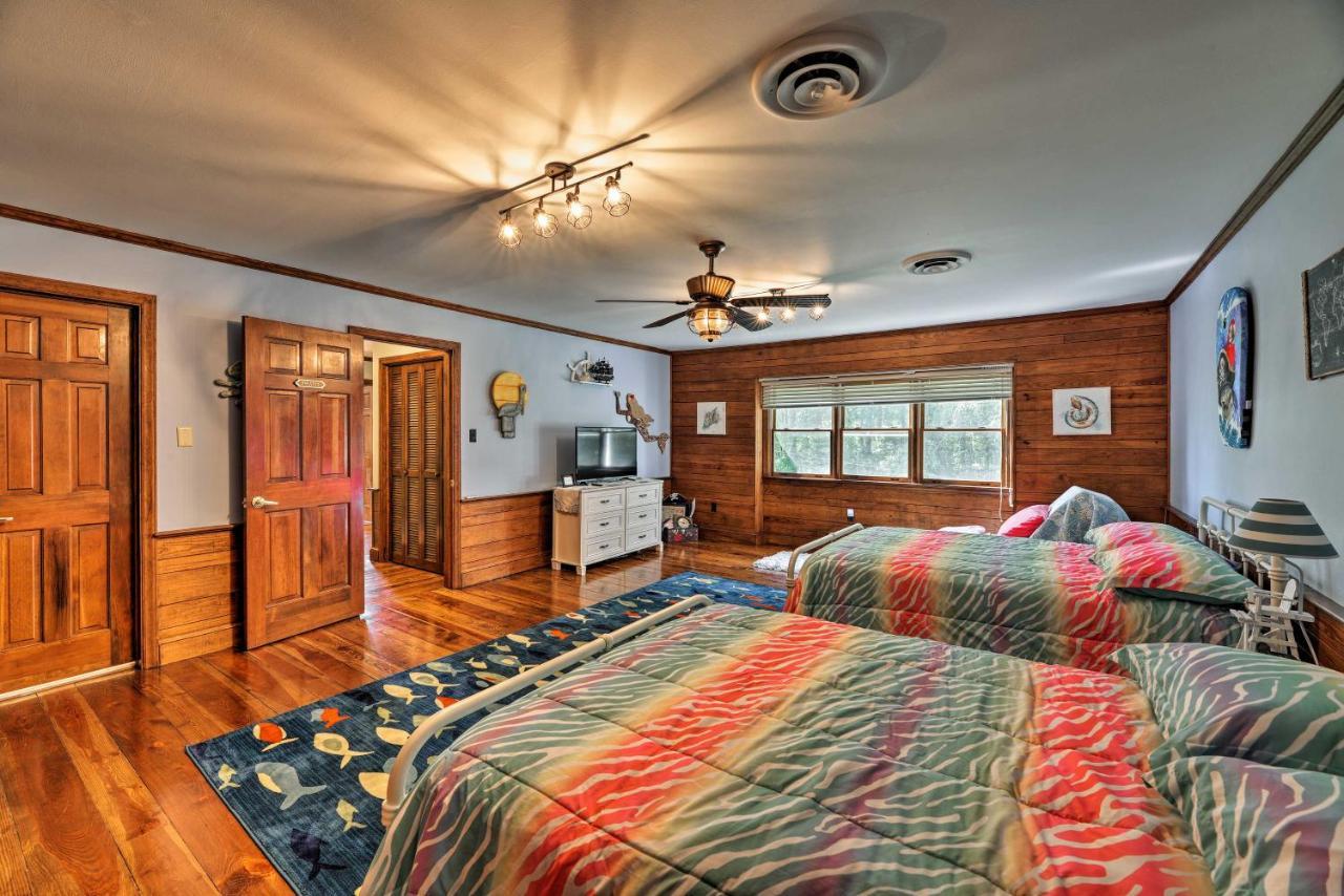 Bayfront Blounts Creek Home Private Beach And Dock! Whichard Beach Экстерьер фото