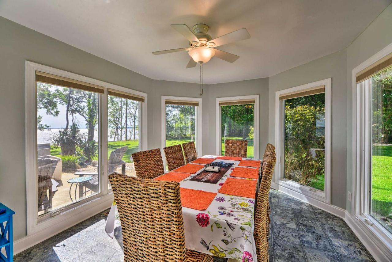 Bayfront Blounts Creek Home Private Beach And Dock! Whichard Beach Экстерьер фото