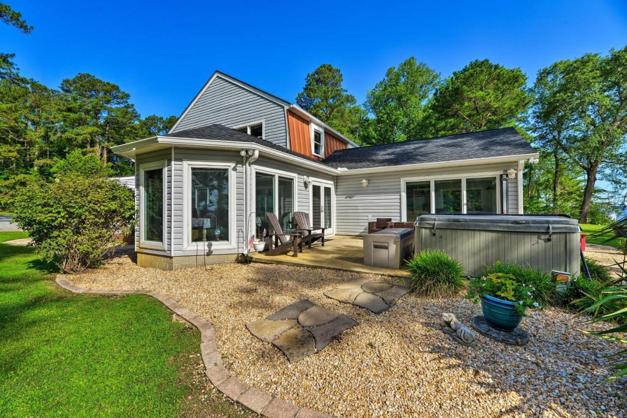 Bayfront Blounts Creek Home Private Beach And Dock! Whichard Beach Экстерьер фото